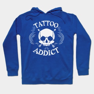 Tattoo Addict (white) Hoodie